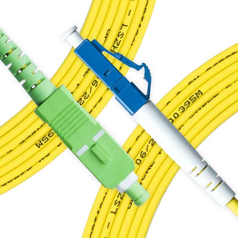 OS2 单模 LC/UPC 对 SC/APC 单联光纤跳线 - Image 4