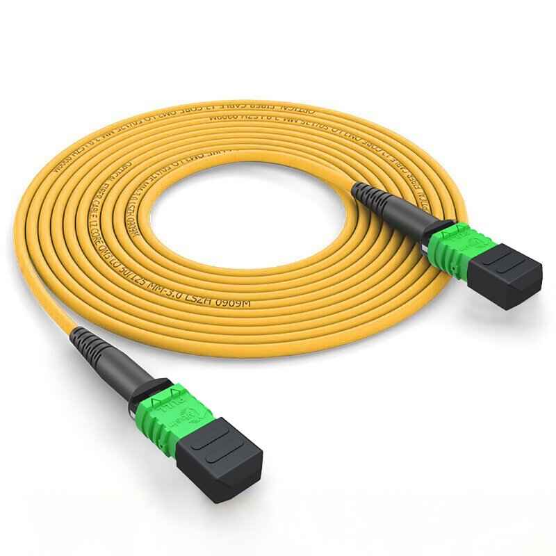 MPO-MPO OS2 Female, Sinlgemode Optical Fiber Patch Cord
